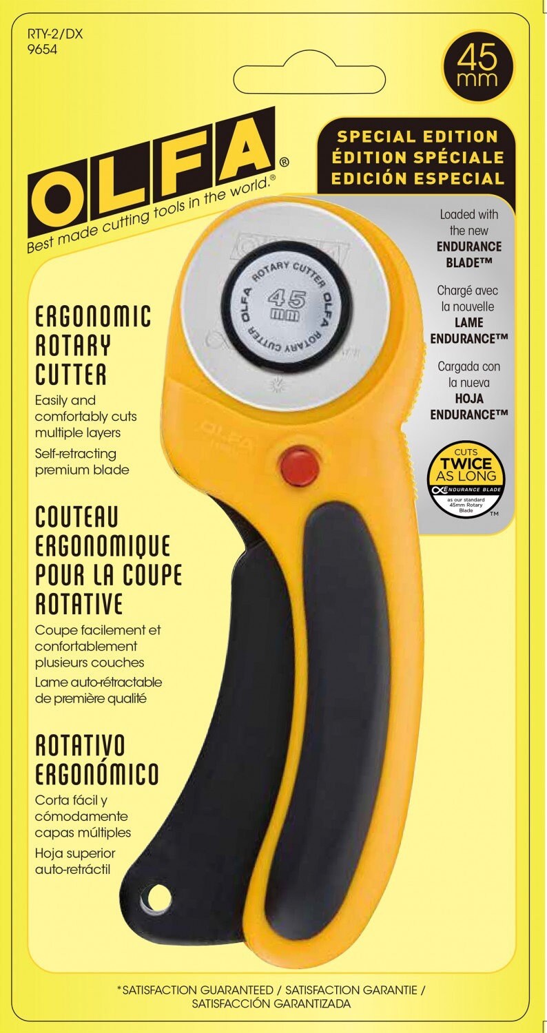 45mm Ergonomic Rotary Cutter Magenta